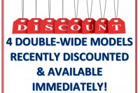 Pre-Winter Clearance on Select Double-wide Display Models